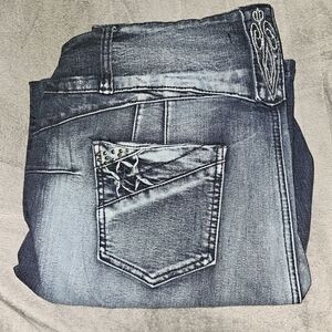 Embellished Straight Leg Jeans By Fashion 2 Love 👖